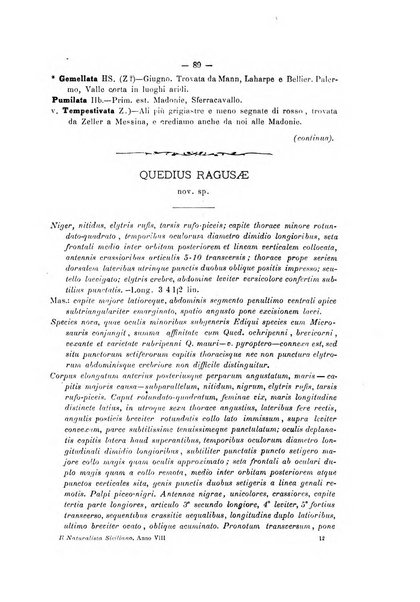 Il naturalista siciliano giornale di scienze naturali