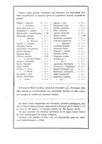 Il naturalista siciliano giornale di scienze naturali