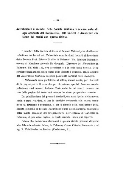 Il naturalista siciliano giornale di scienze naturali