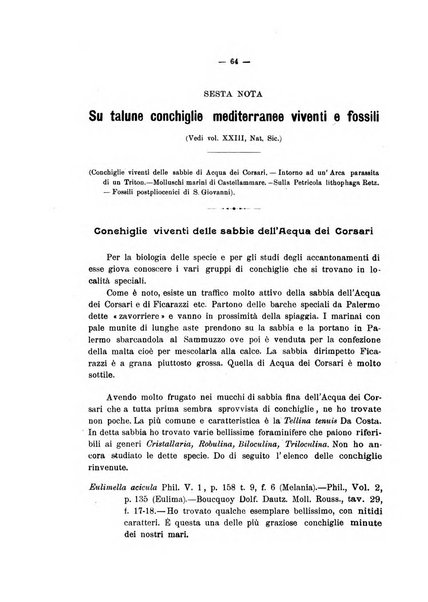 Il naturalista siciliano giornale di scienze naturali