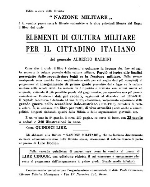 Nazione militare rivista di cultura militare