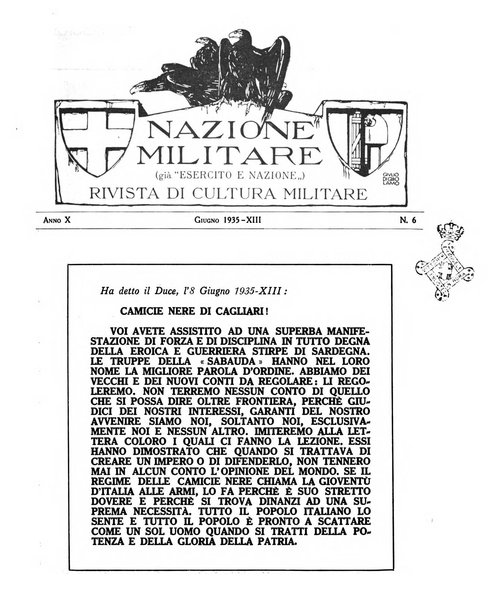 Nazione militare rivista di cultura militare