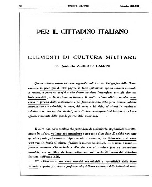 Nazione militare rivista di cultura militare