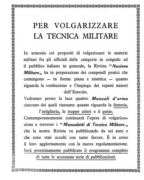 Nazione militare rivista di cultura militare