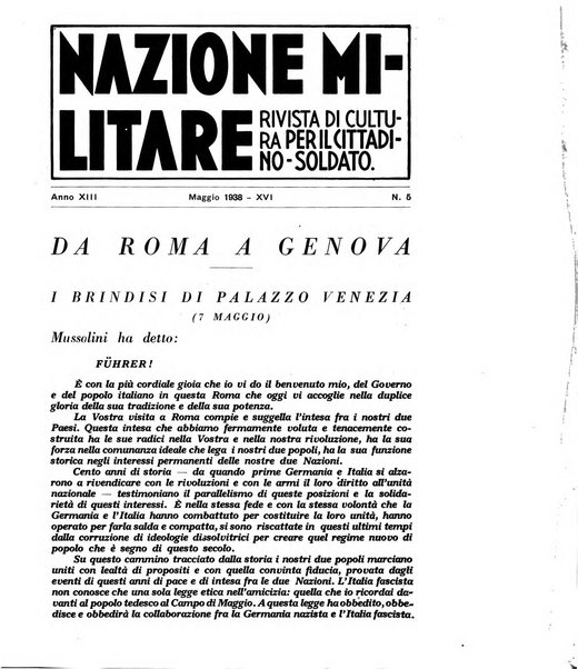 Nazione militare rivista di cultura militare