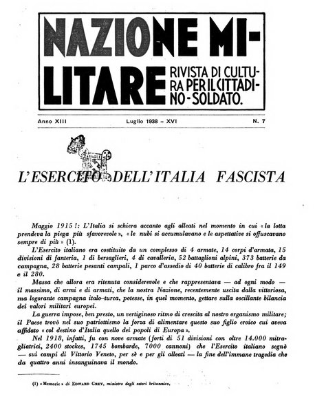 Nazione militare rivista di cultura militare