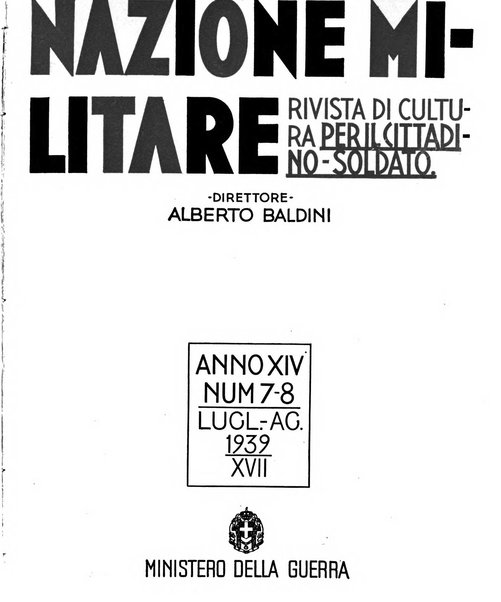 Nazione militare rivista di cultura militare