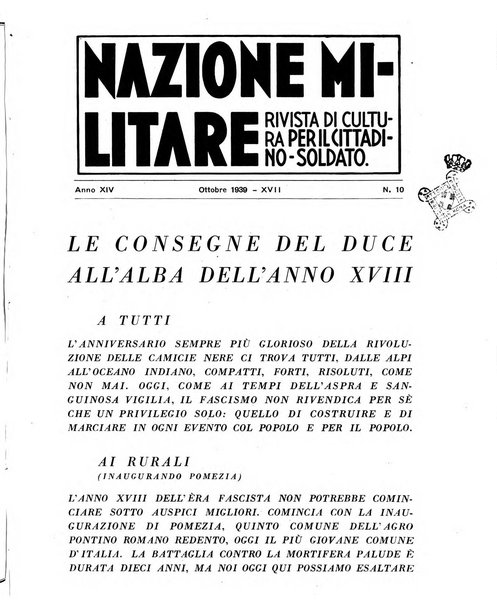 Nazione militare rivista di cultura militare