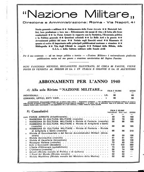 Nazione militare rivista di cultura militare