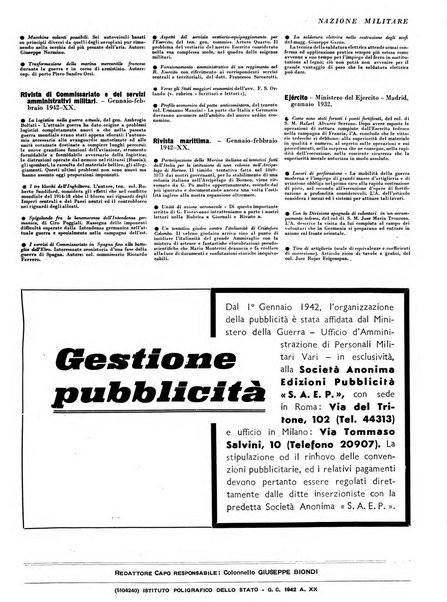 Nazione militare rivista di cultura militare