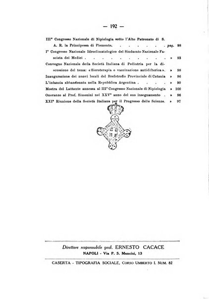 La nipiologia rivista internazionale trimestrale di tutti gli studi scientifici sulla prima età