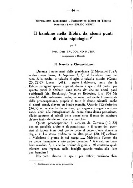 La nipiologia rivista internazionale trimestrale di tutti gli studi scientifici sulla prima età