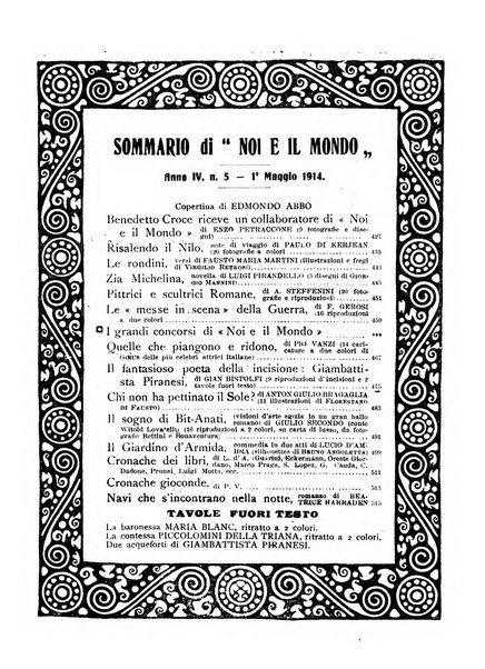 Noi e il mondo rivista mensile de La tribuna