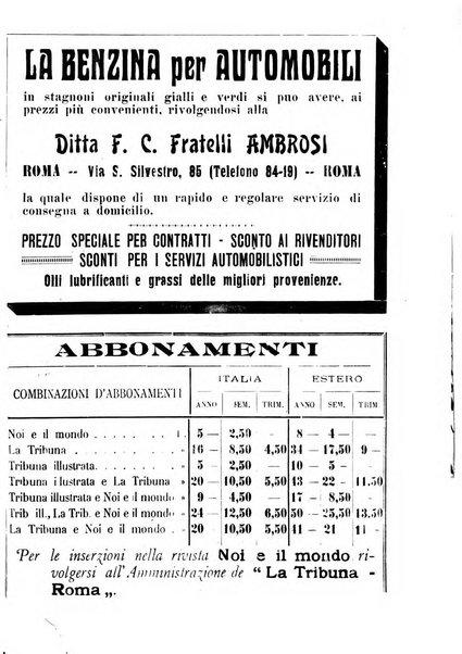 Noi e il mondo rivista mensile de La tribuna