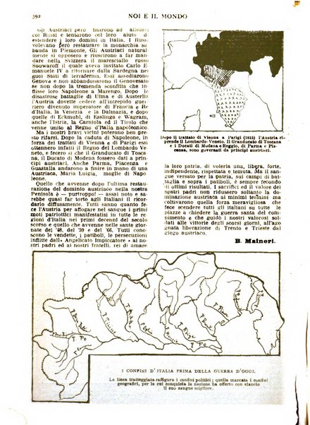 Noi e il mondo rivista mensile de La tribuna