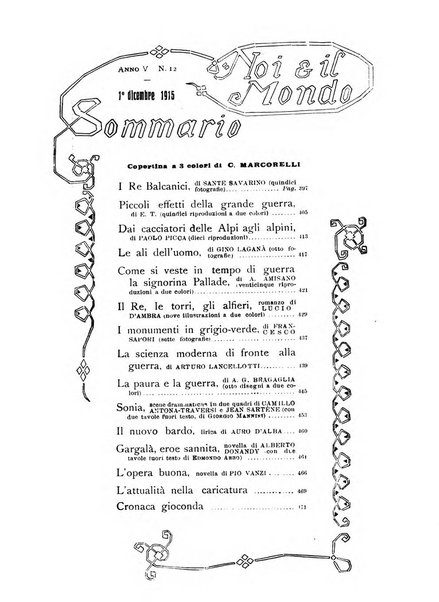 Noi e il mondo rivista mensile de La tribuna