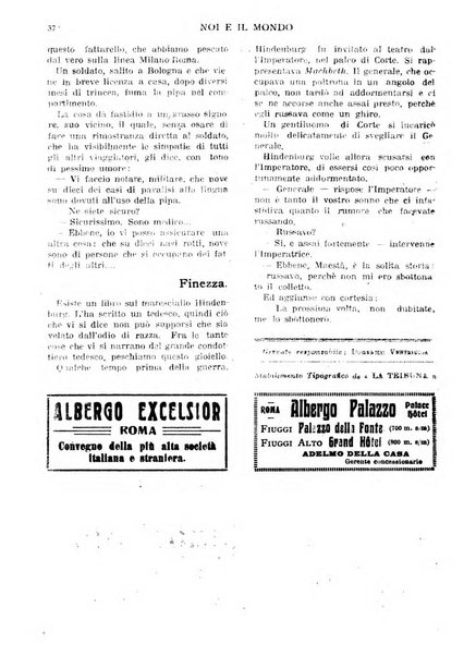 Noi e il mondo rivista mensile de La tribuna