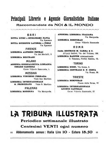 Noi e il mondo rivista mensile de La tribuna