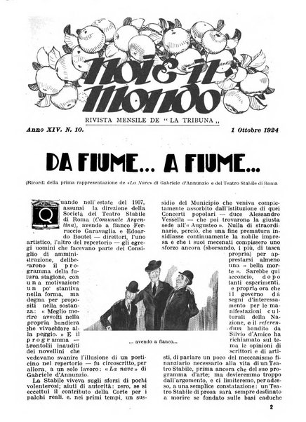 Noi e il mondo rivista mensile de La tribuna