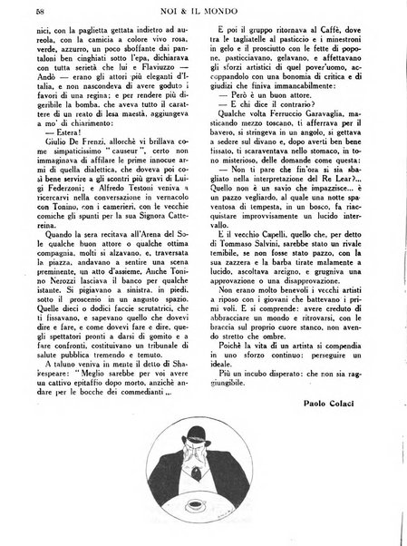 Noi e il mondo rivista mensile de La tribuna