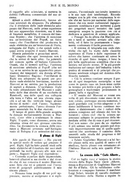 Noi e il mondo rivista mensile de La tribuna