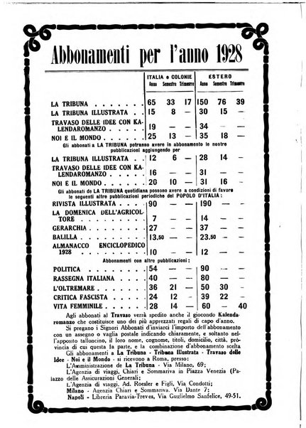 Noi e il mondo rivista mensile de La tribuna