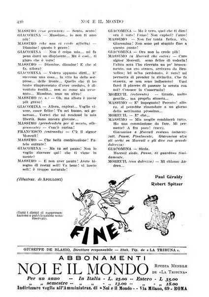 Noi e il mondo rivista mensile de La tribuna