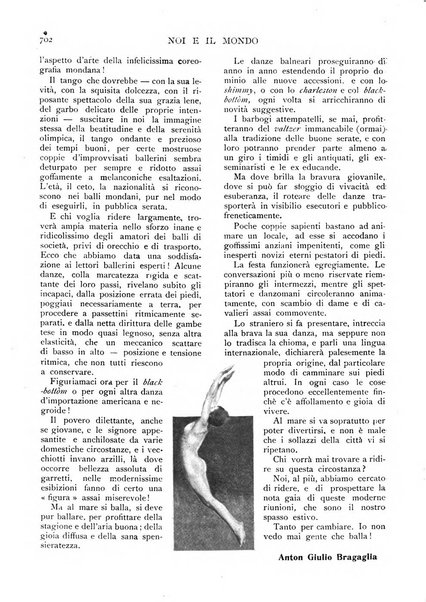 Noi e il mondo rivista mensile de La tribuna