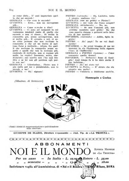 Noi e il mondo rivista mensile de La tribuna