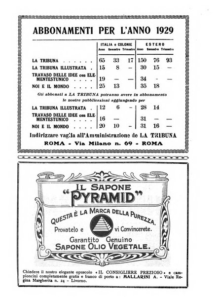 Noi e il mondo rivista mensile de La tribuna