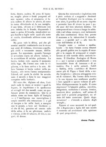 Noi e il mondo rivista mensile de La tribuna