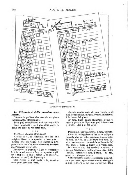 Noi e il mondo rivista mensile de La tribuna