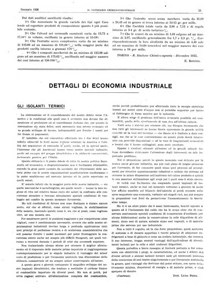 Il notiziario chimico industriale rivista internazionale di chimica