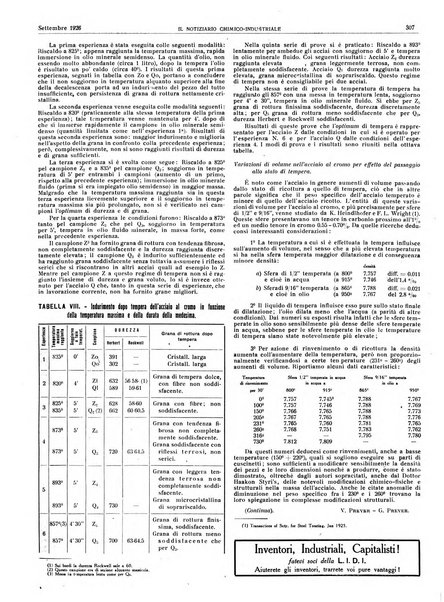 Il notiziario chimico industriale rivista internazionale di chimica