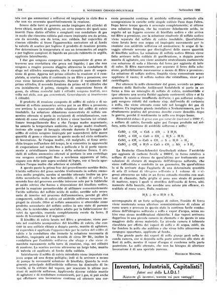 Il notiziario chimico industriale rivista internazionale di chimica