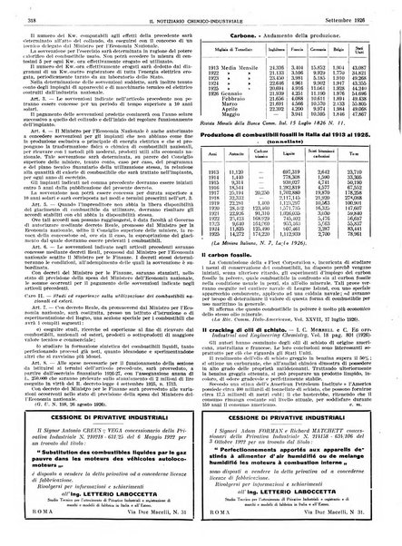 Il notiziario chimico industriale rivista internazionale di chimica