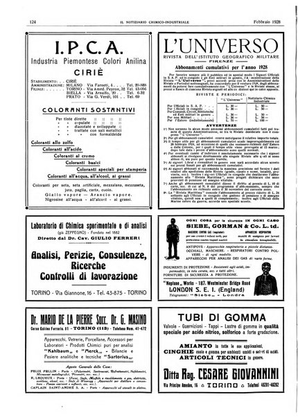 Il notiziario chimico industriale rivista internazionale di chimica