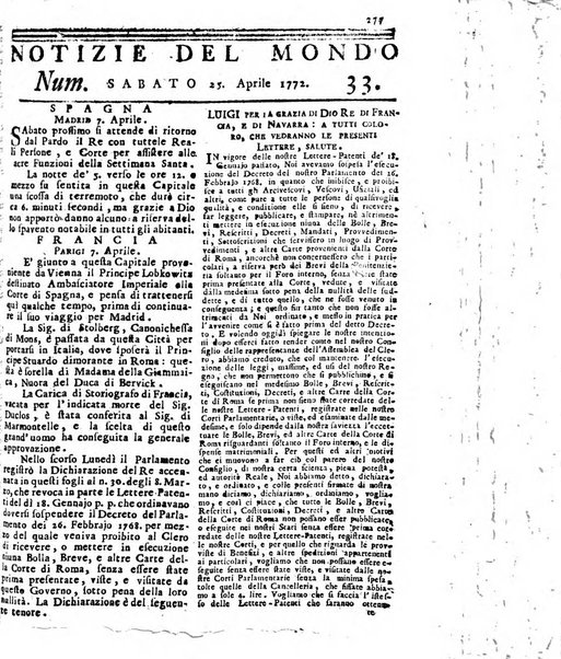 Notizie del mondo