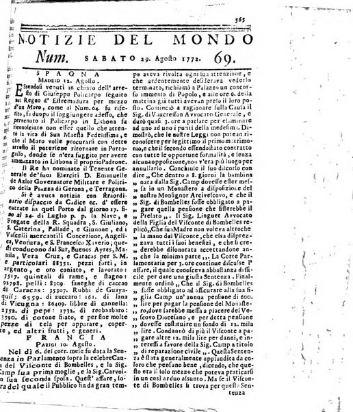 Notizie del mondo