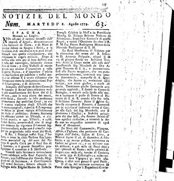 Notizie del mondo