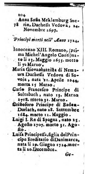 Notizie per l'anno ... secondo il martirologio romano..