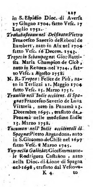 Notizie per l'anno ... secondo il martirologio romano..