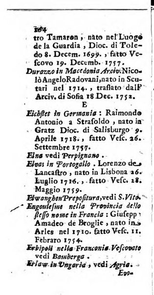 Notizie per l'anno ... secondo il martirologio romano..