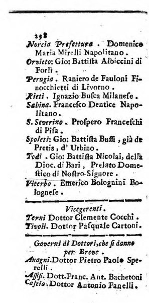 Notizie per l'anno ... secondo il martirologio romano..