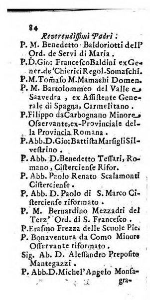 Notizie per l'anno ... secondo il martirologio romano..