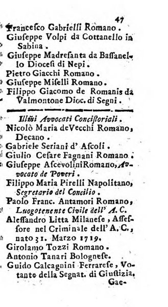 Notizie per l'anno ... secondo il martirologio romano..