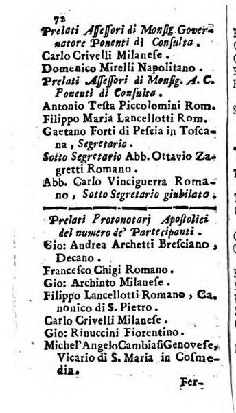 Notizie per l'anno ... secondo il martirologio romano..