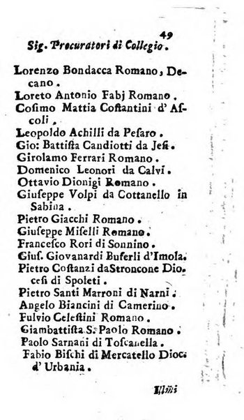 Notizie per l'anno ... secondo il martirologio romano..