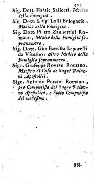 Notizie per l'anno ... secondo il martirologio romano..