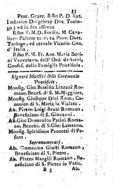 Notizie per l'anno ... secondo il martirologio romano..